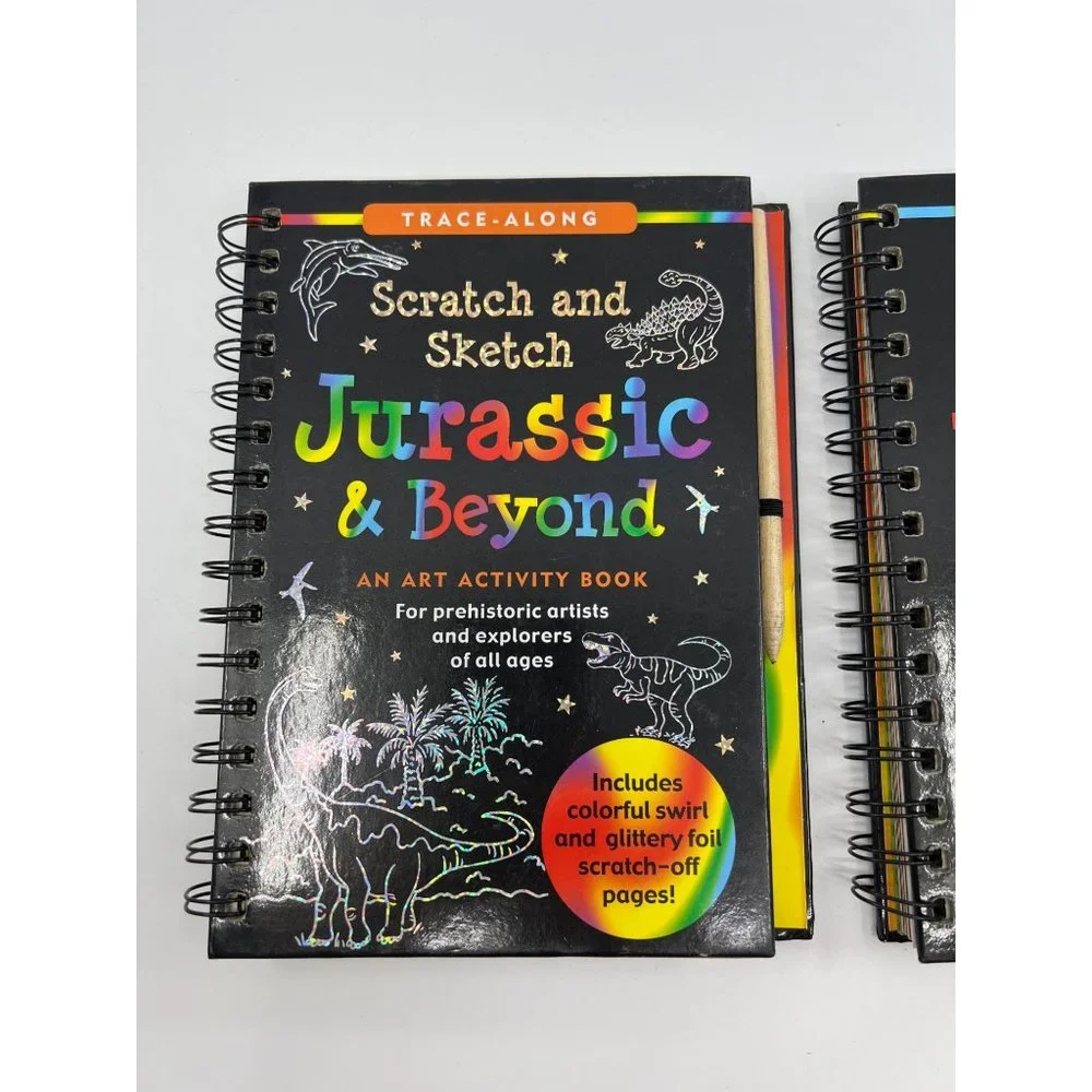 Scratch & Sketch Dinosaur Bundle of Two